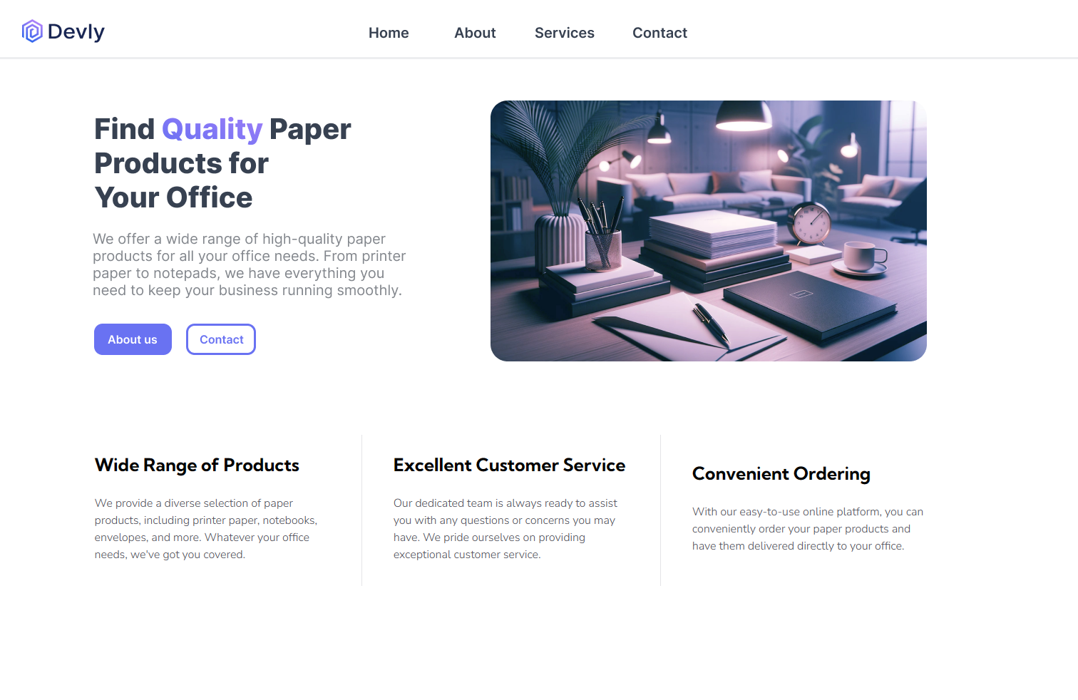 Product screenshot