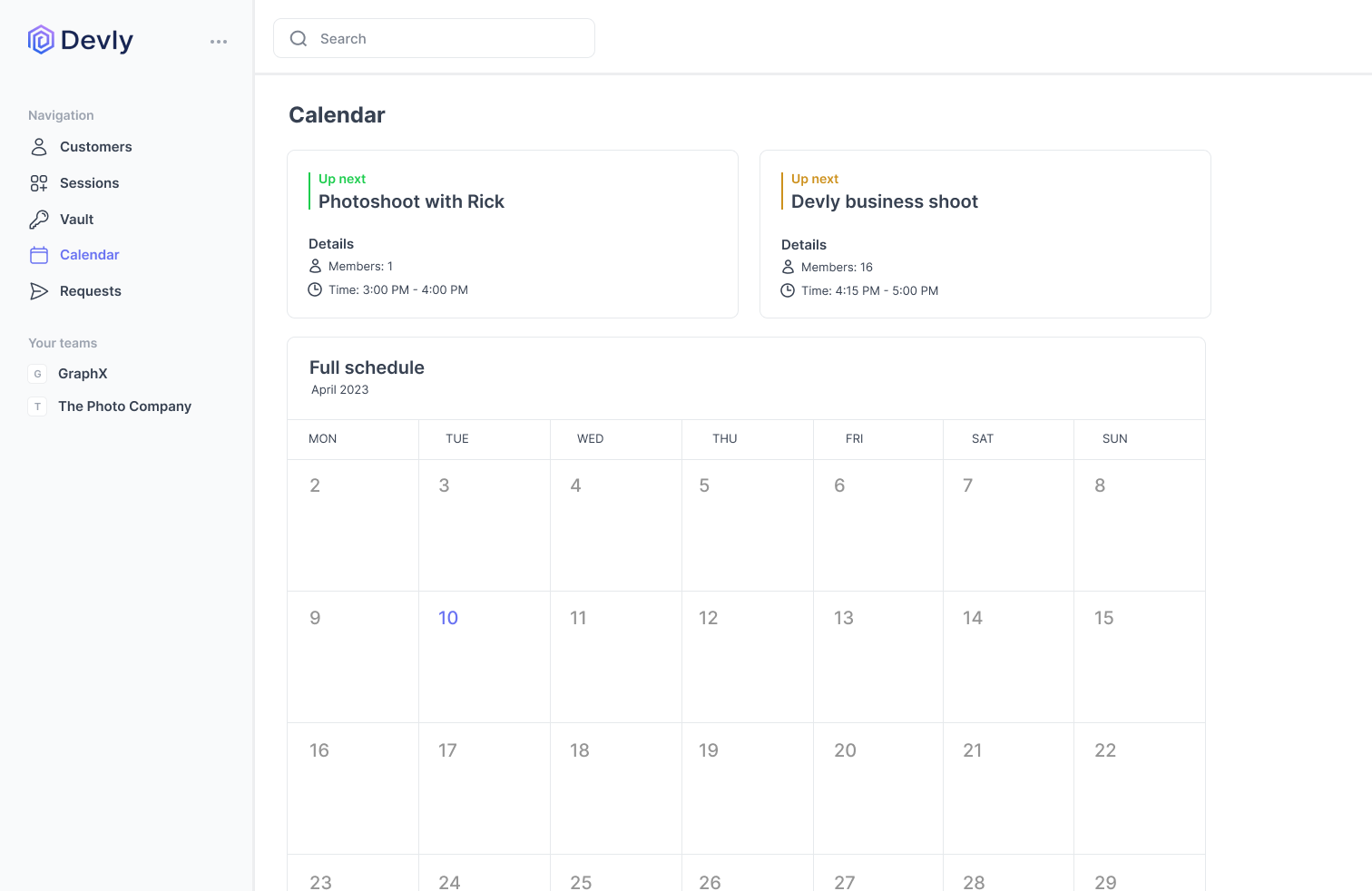 Product screenshot